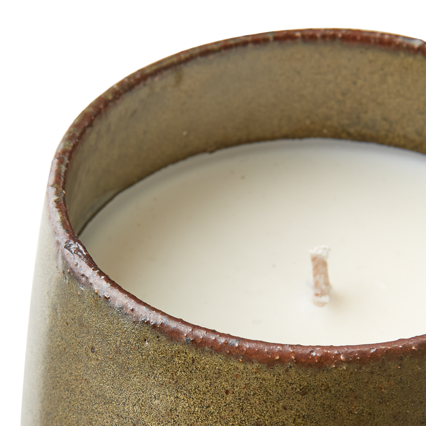 RO Vela aromática Mistletoe & Wine, color Oliva