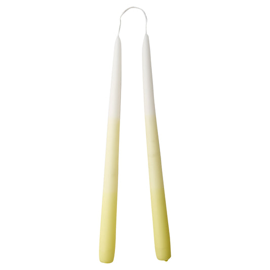 Vela Taper Amarilla Ø2.2xH30 cm- 2 unidades