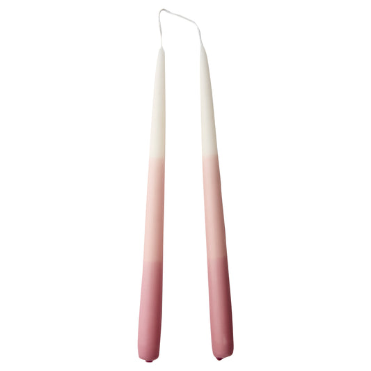Vela Taper Rosa Ø2.2xH30 cm- 2 unidades