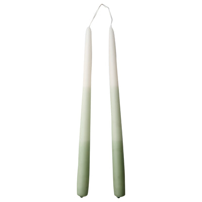 Vela Taper Verde Ø2.2xH30 cm- 2 unidades