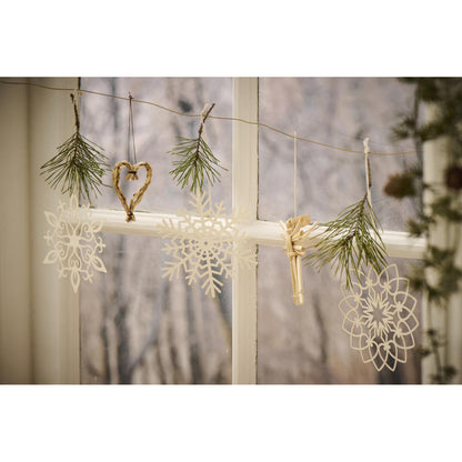 Angel Navideño Colgante con Halo