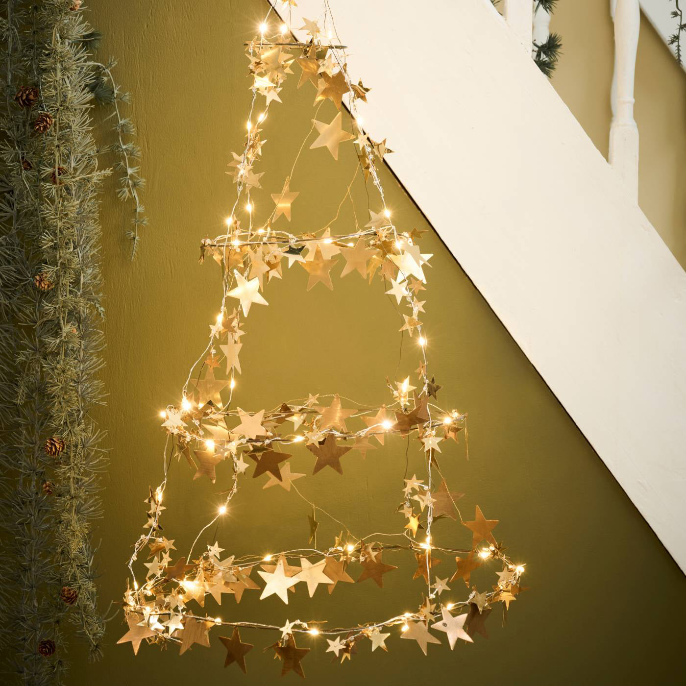 Colgador Metálico de Aros H: 83 Ø: 40 cm