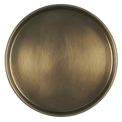 Bandeja Velas Bronce con Borde Ø: 8 cm