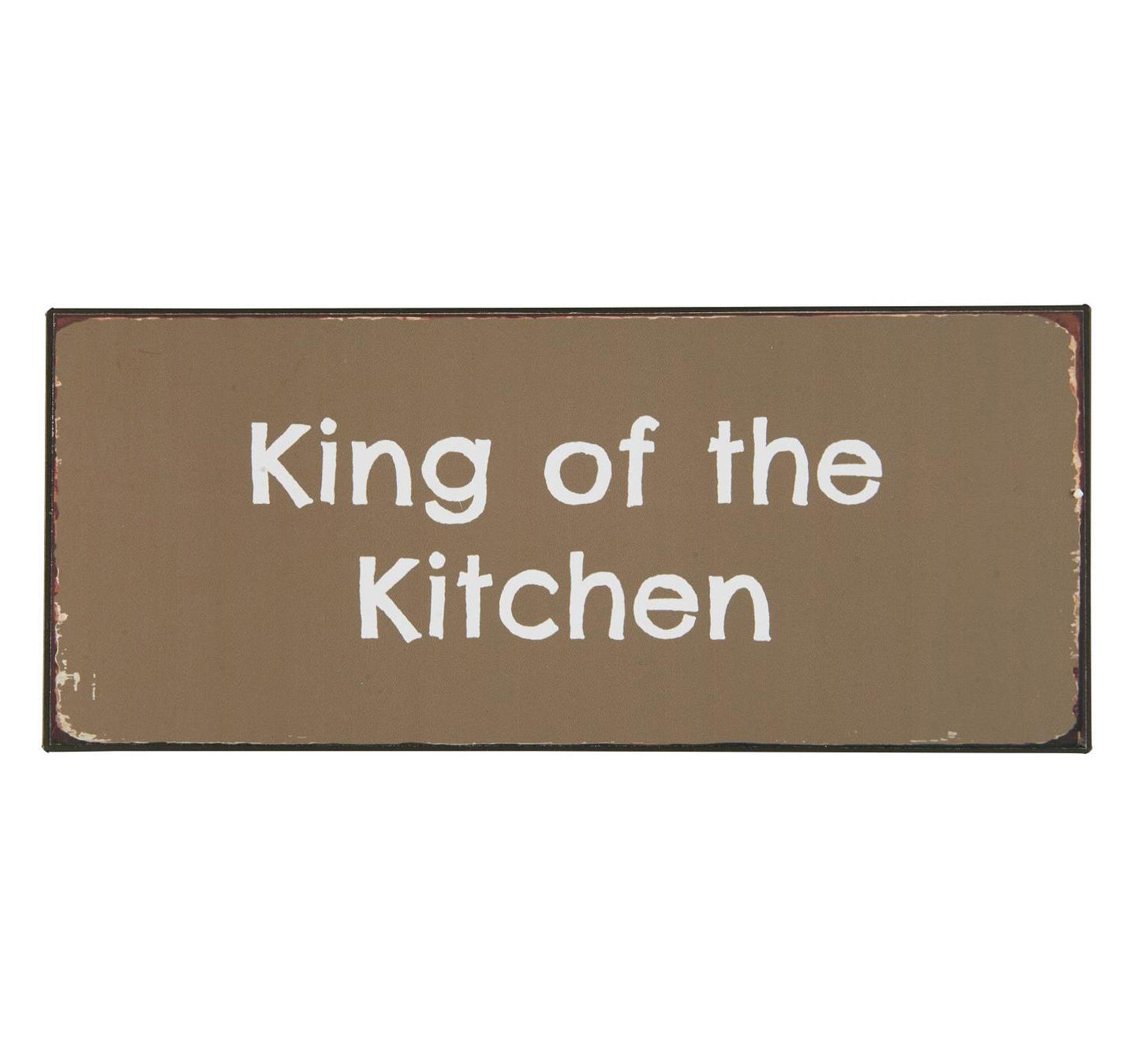 Letrero de Metal King of the Kitchen