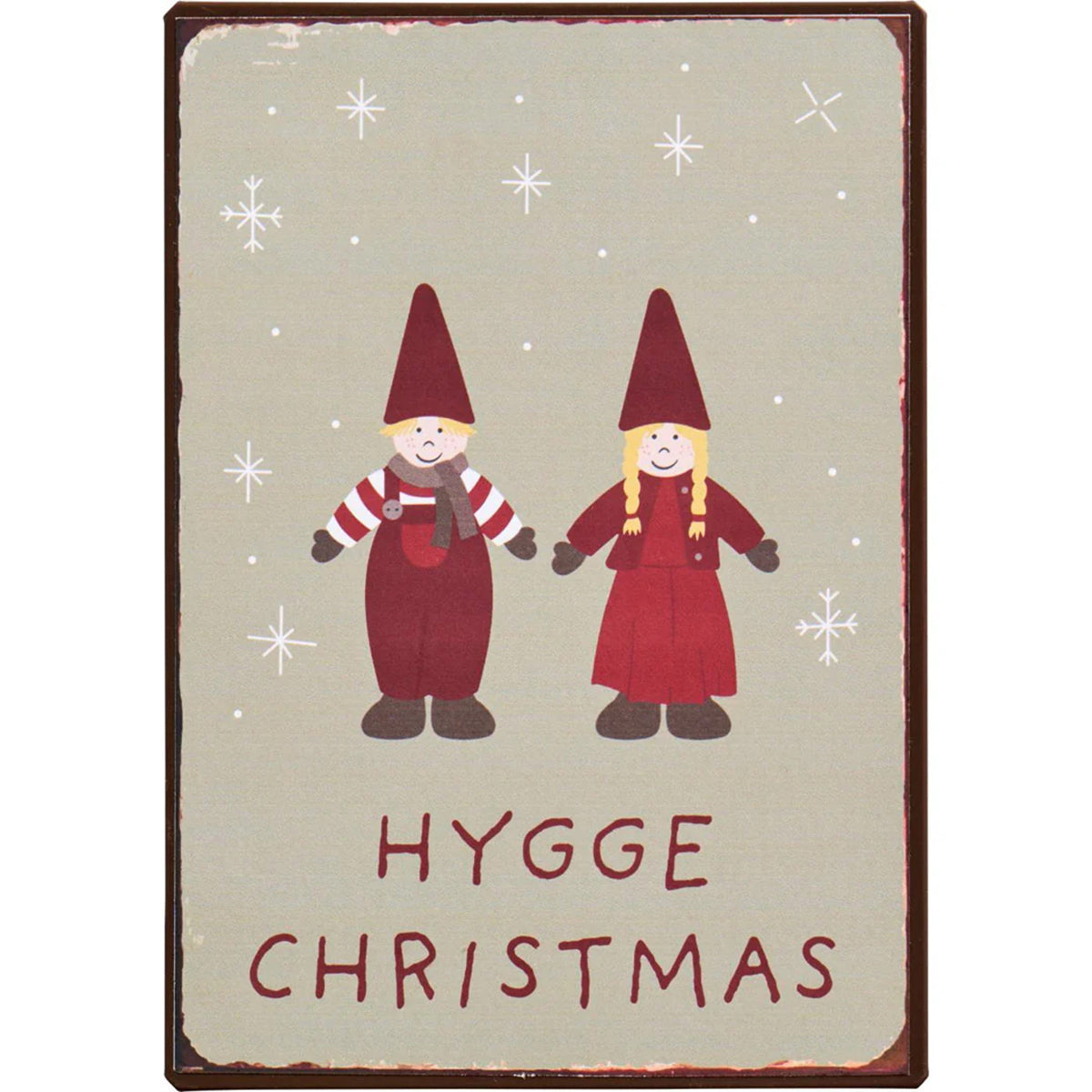 Letrero Hygge Christmas H: 20 L: 14 cm