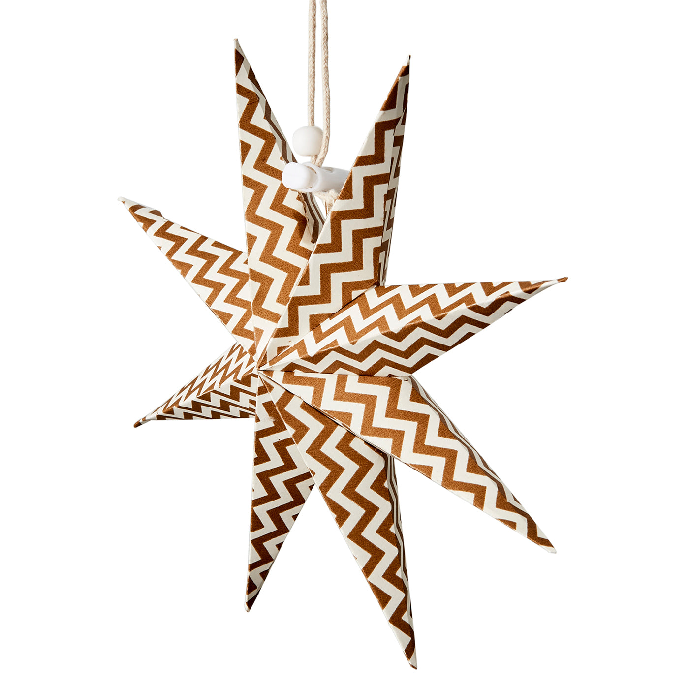 UNI Estrella S, Marrón/Blanco con Rayas, Ø20 cm