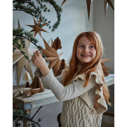 UNI Estrella S, Marrón/Blanco, Ø20 cm