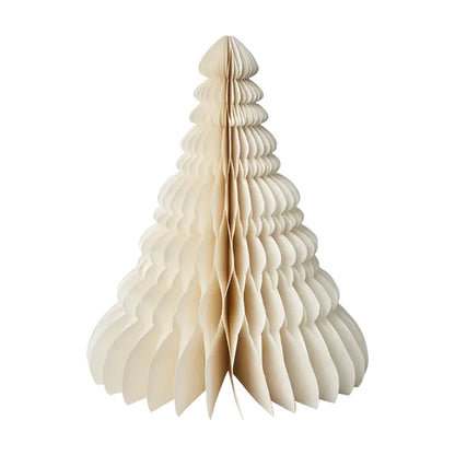 UNI Abeto decorativo XL, Blanco, Ø24xH30 cm