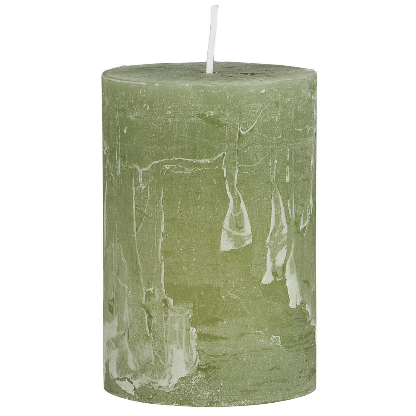 Vela Rústica Green Tea Ø:6.8 H:10 cm