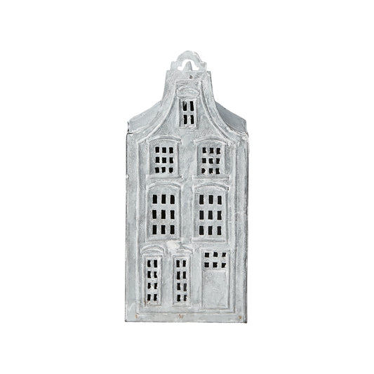 Casa para Velas FENIX Gris/Blanca H: 18 cm