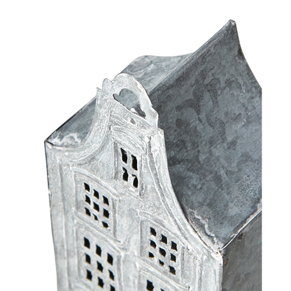 Casa para Velas FENIX Gris/Blanca H: 18 cm