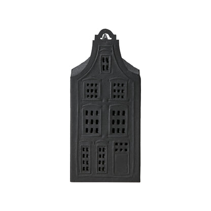 Casa para Velas FENIX Negra H: 18 cm