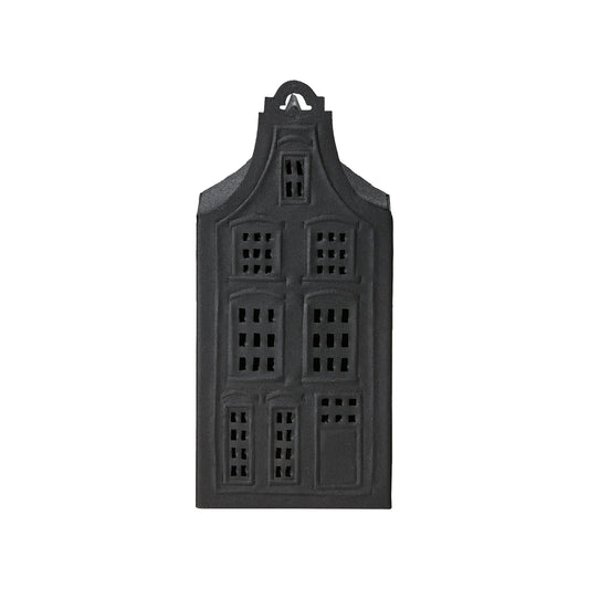 Casa para Velas FENIX Negra H: 18 cm
