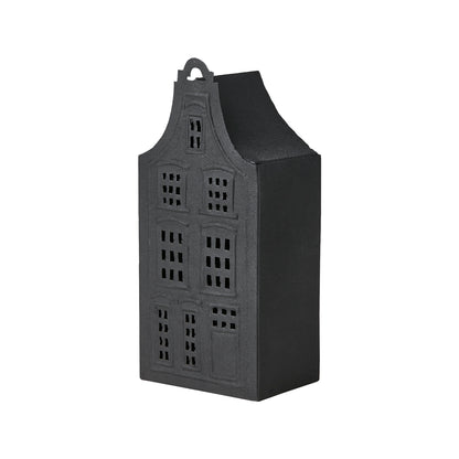 Casa para Velas FENIX Negra H: 18 cm