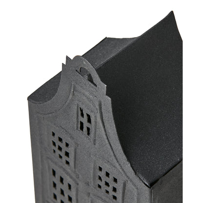 Casa para Velas FENIX Negra H: 18 cm