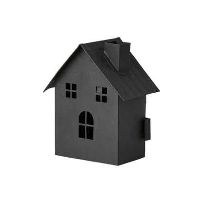 Casa para Velas FENIX Negra H: 14 cm