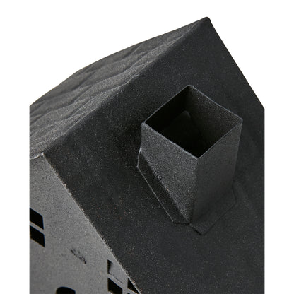 Casa para Velas FENIX Negra H: 14 cm