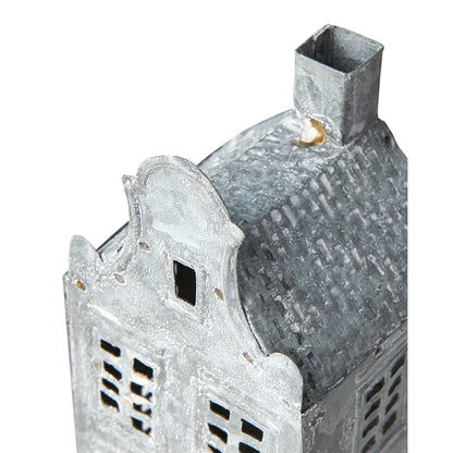 Casa para Velas FENIX Gris/Blanca H: 18 cm