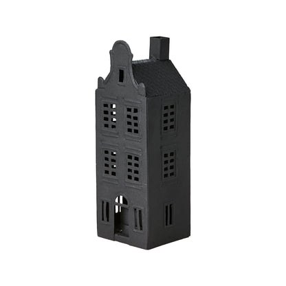 Casa para Velas FENIX Negra H: 18 cm