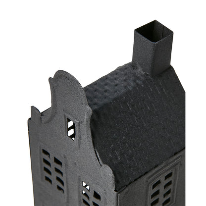 Casa para Velas FENIX Negra H: 18 cm