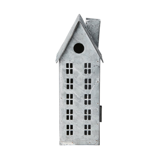 Casa para Velas FENIX Gris/Blanca H: 19.5 cm