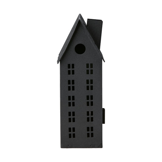 Casa para Velas FENIX Negra H: 19.5 cm