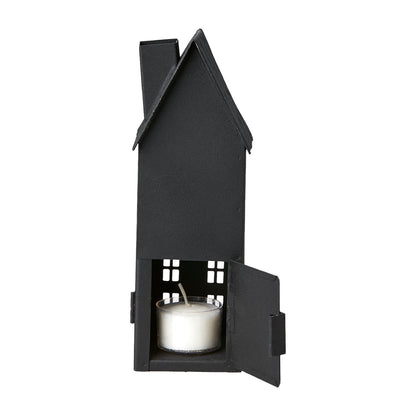 Casa para Velas FENIX Negra H: 19.5 cm