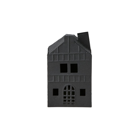 Casa para Velas FENIX Negra H: 12.5 cm