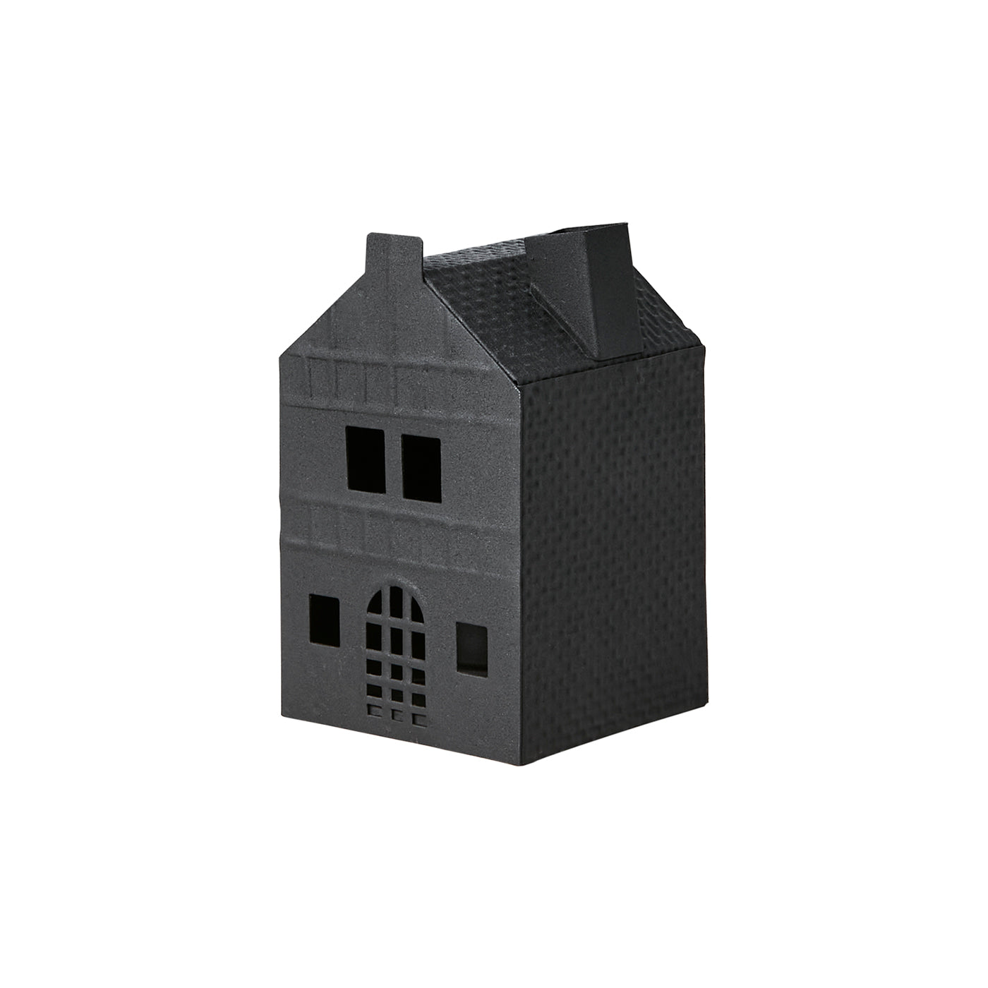 Casa para Velas FENIX Negra H: 12.5 cm