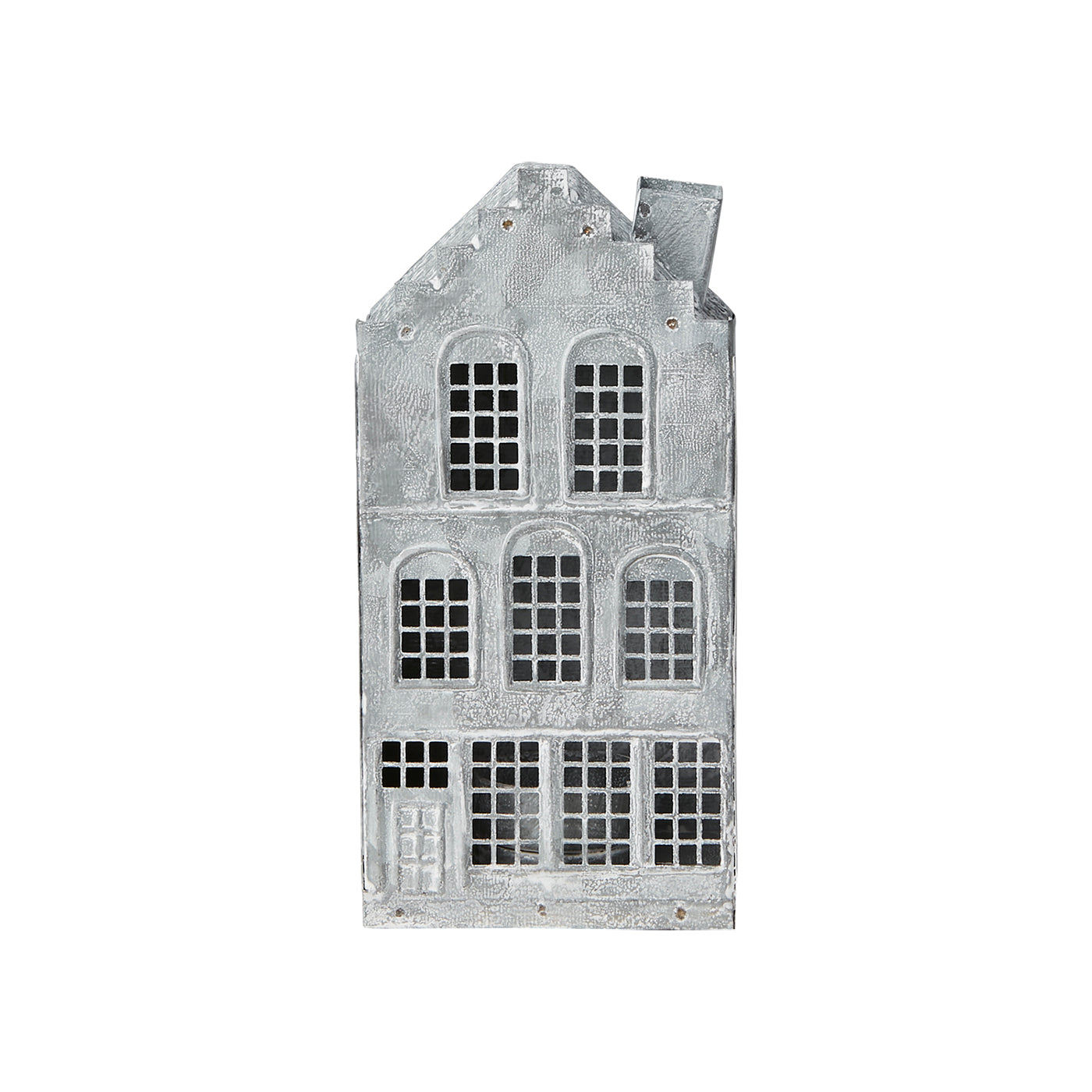 Casa para Velas FENIX Gris/Blanca H: 17,5 cm
