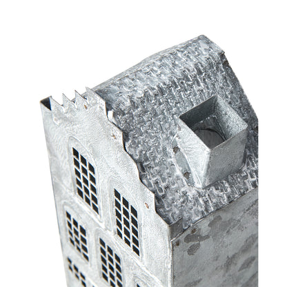 Casa para Velas FENIX Gris/Blanca H: 17,5 cm