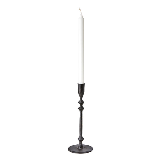 Portavela M, Negro THOR, Ø10xH27 cm