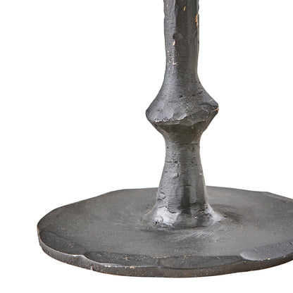 Portavela M, Negro THOR, Ø10xH27 cm