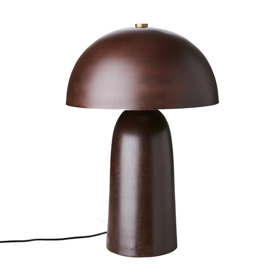 Lámpara de Mesa FUNGI L, Marrón Oxidado