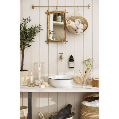 Portavela Vidrio para Vela Ø:3.8 cm H: 25 Ø: 13 cm