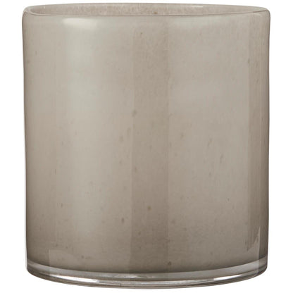 Florero / Pot Venecia Vidrio Gris H: 16 cm