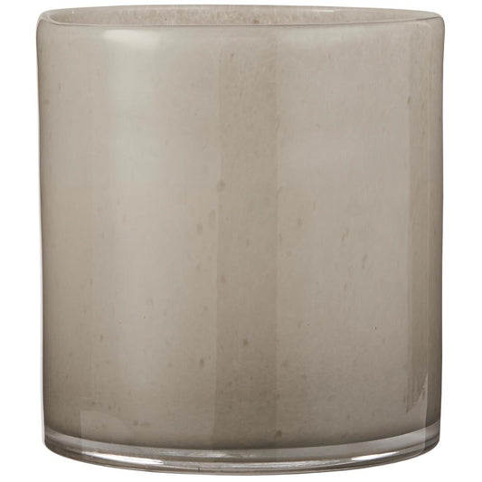 Florero / Pot Venecia Vidrio Gris H: 16 cm