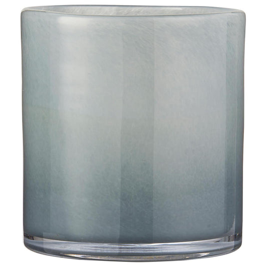 Florero / Pot Venecia Vidrio Azul H: 16 cm