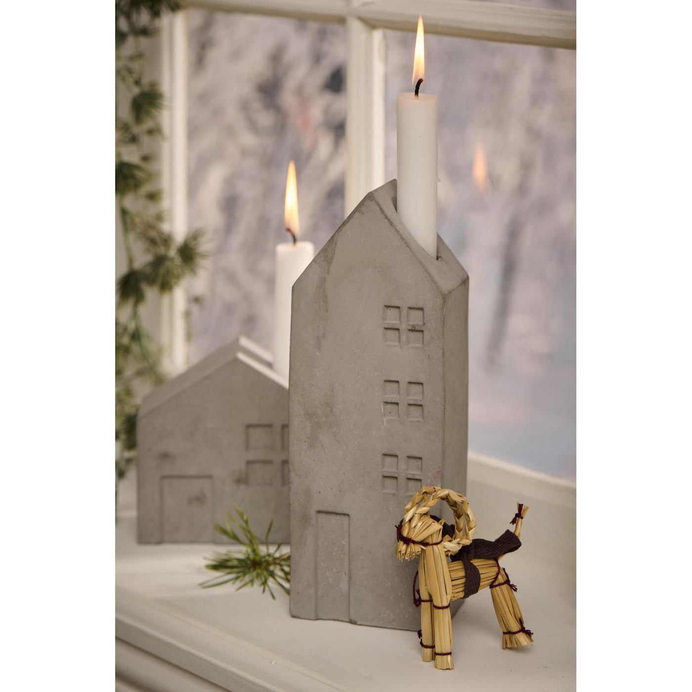 Casa para Velas f/2.2 cm, H: 23cm