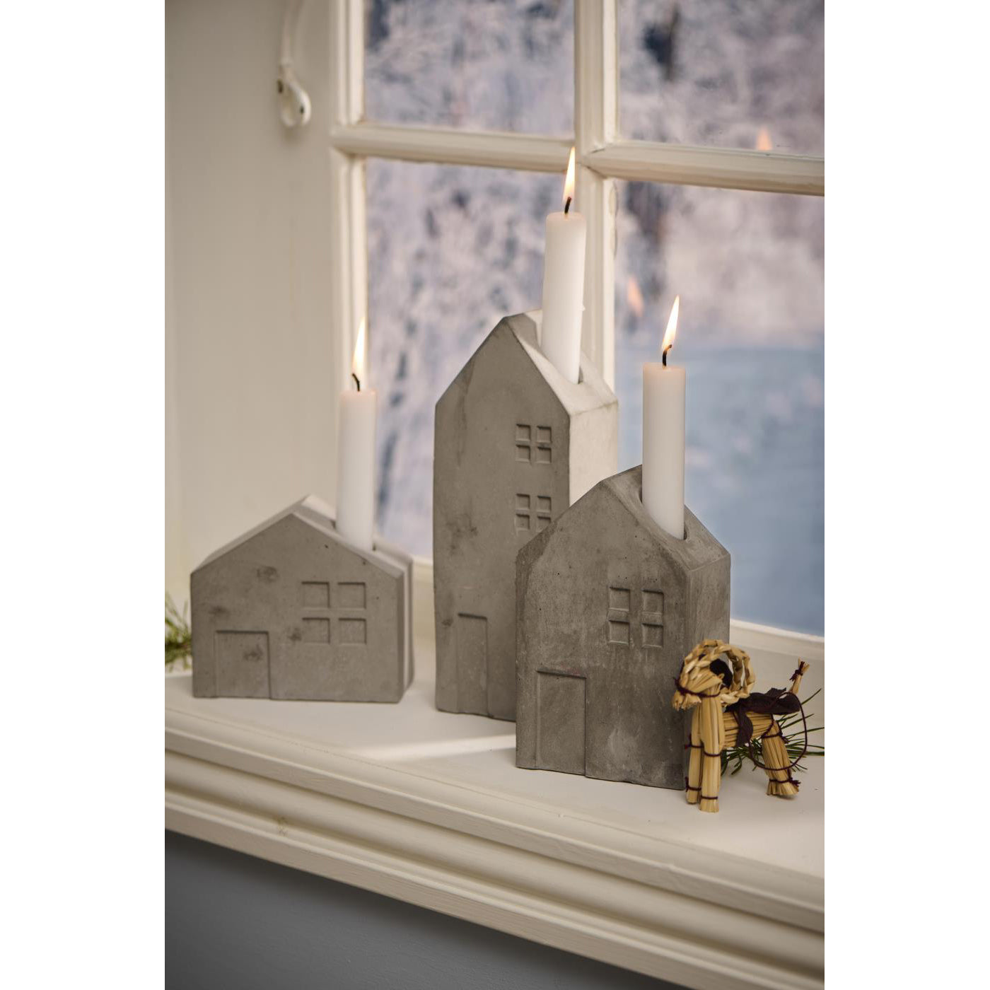 Casa para Velas f/2.2 cm, H: 23cm