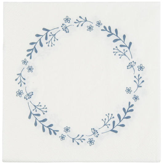 Servilletas con Diseño Guirnalda Azul 50 unidades de 20x20 cm