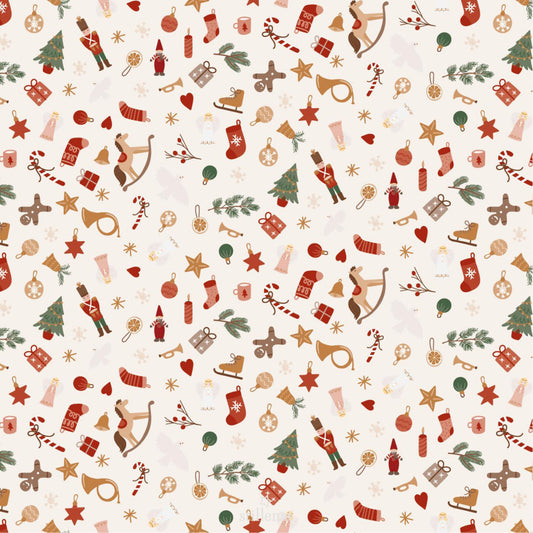 Servilletas Diseño Motivos Navideños 50 unidadesde 20x20 cm