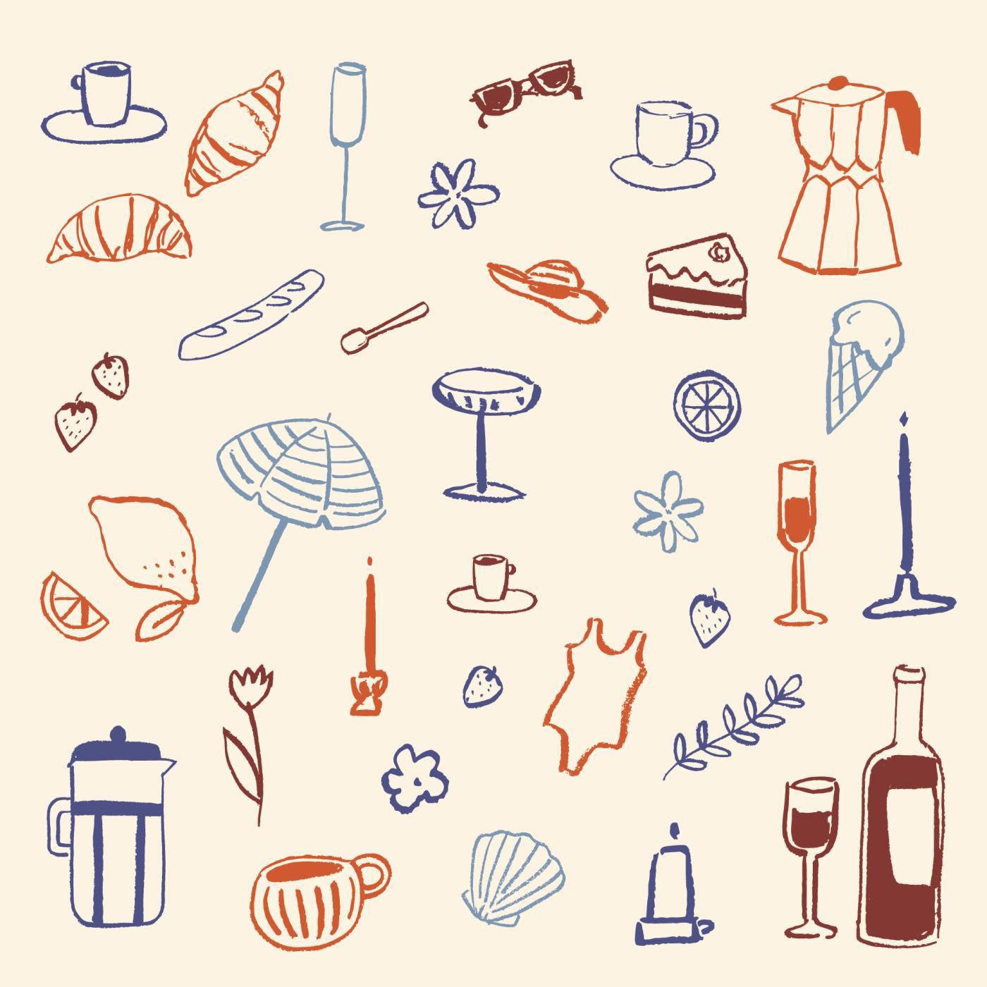 Servilletas Diseño Dolce Vita 20 unidades 16,5x 16,5 cm