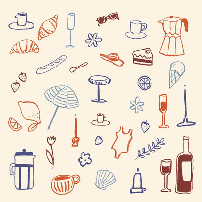 Servilletas Diseño Dolce Vita 20 unidades 16,5x 16,5 cm