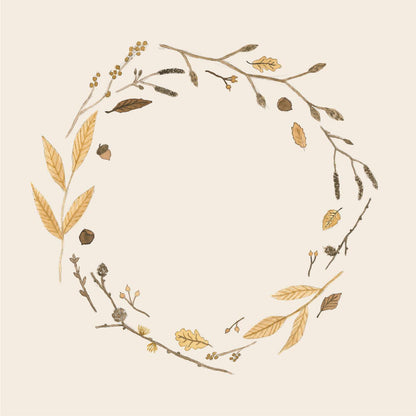 Servilletas Diseño Guirnalda. 20 unidades