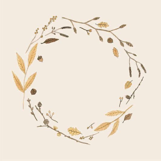 Servilletas Diseño Guirnalda. 20 unidades