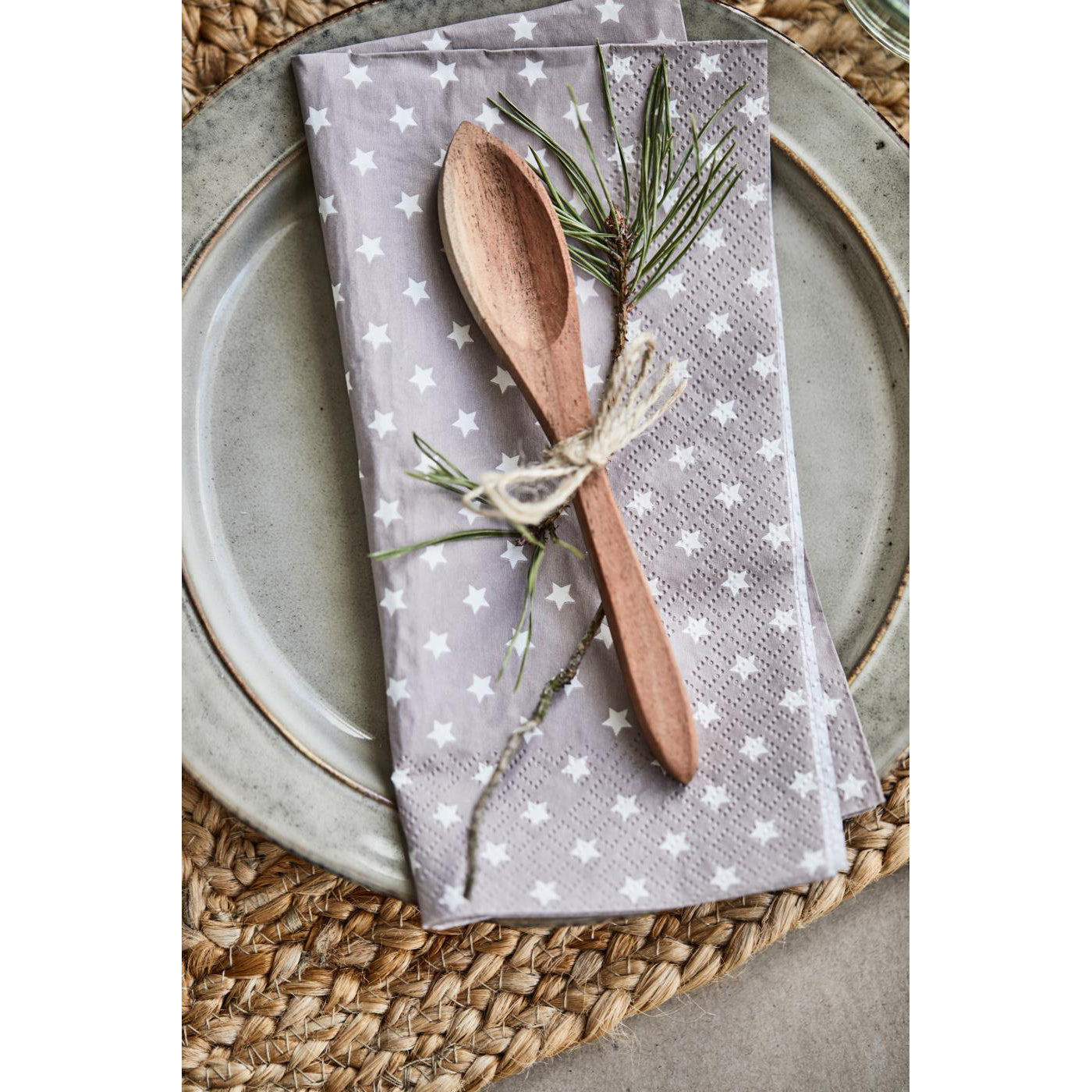 Servilletas con Diseño de Estrellas 50 unidades de 20x20 cm