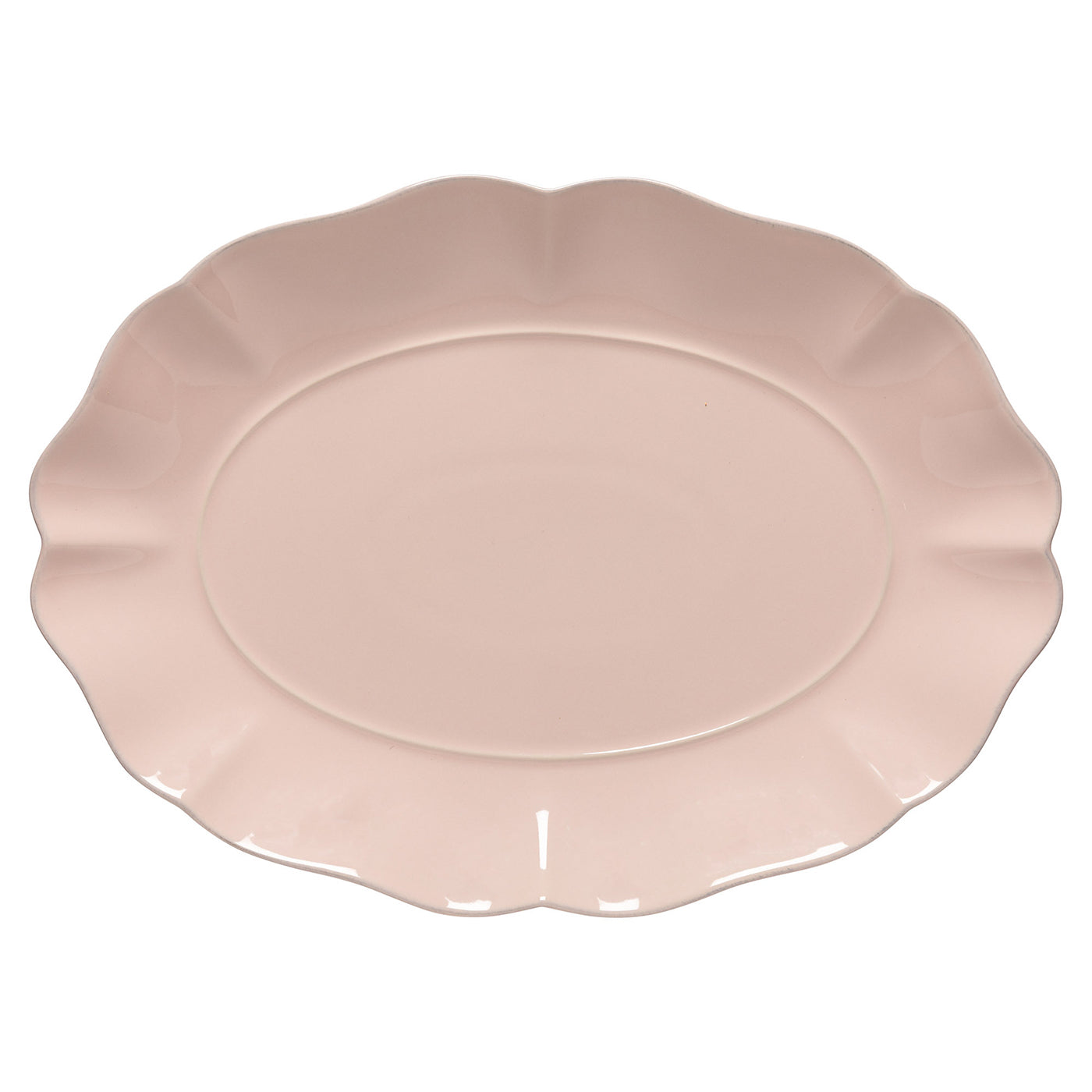 Plato Ovalado ROSA 40 cm Rosado