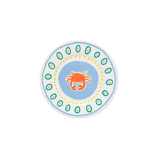 Salad/Dessert plate 22 cm, SUMMER BLISS, Crab