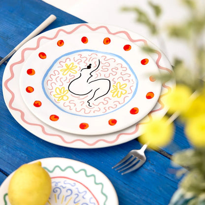 Salad/Dessert plate 22 cm, SUMMER BLISS, Lady